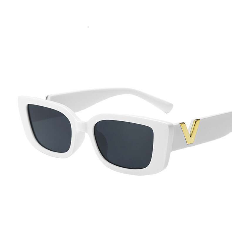 Fashion Rectangle Sunglasses Women Luxury Brand Vintage Small Frame Sun Glasses Ladies Classic Black Square Eyeglasses Oculos