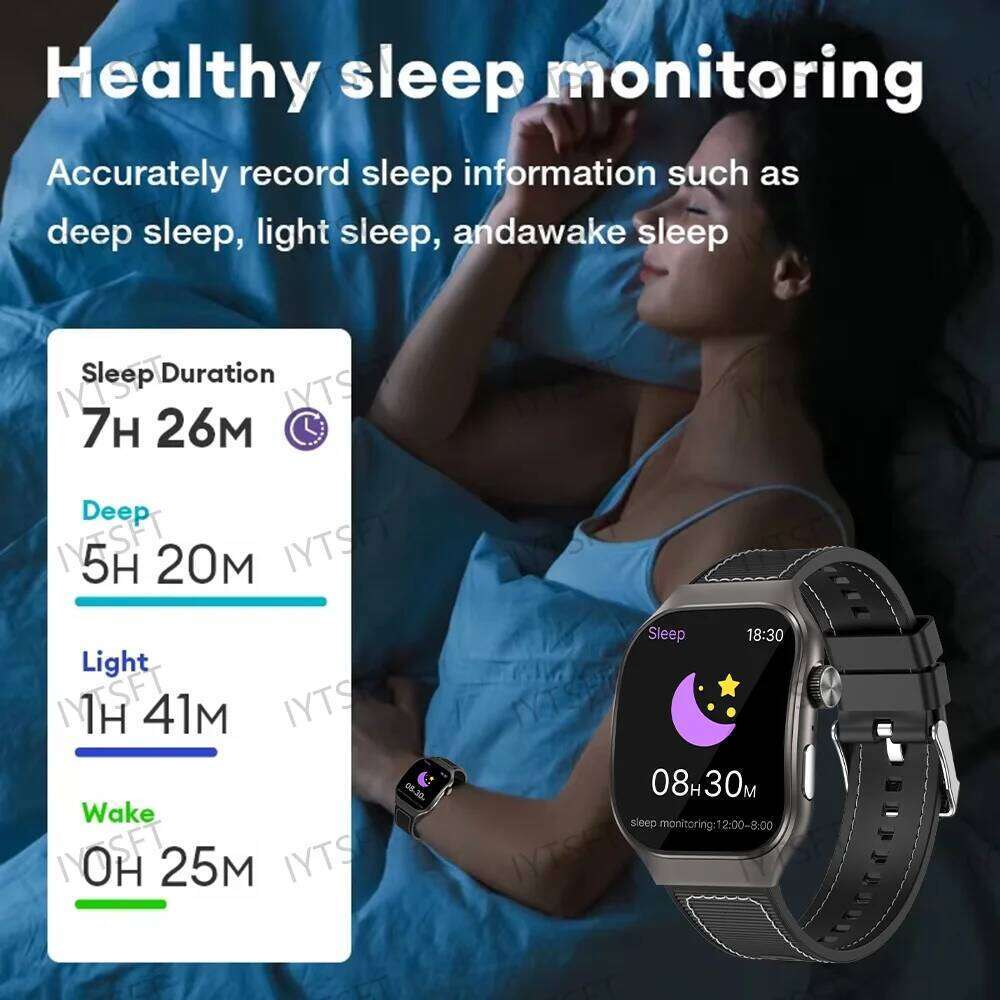 LAXASFIT 2.01 Inch Curved Screen Men's Bluetooth 5.3 HD Call Multiple Sports Modes Woman Smart Watch Holiday gifts