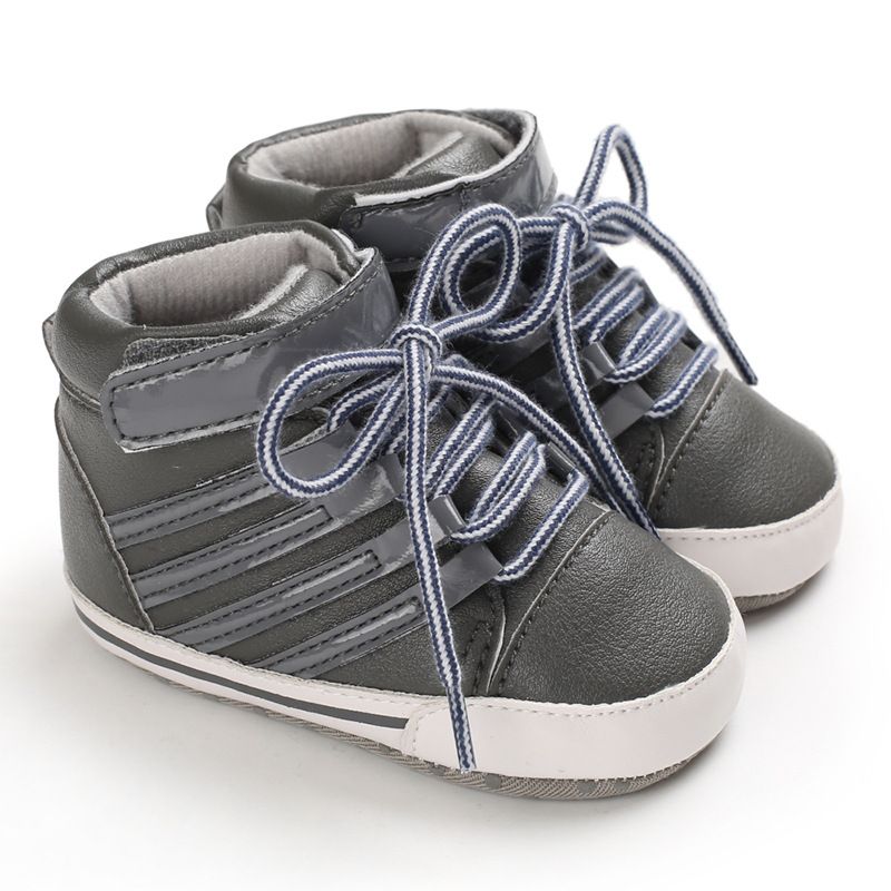 Newborn Baby Shoes Boy Girl Classical Sport Soft Sole Leather Multi-Color First Walker Walkfashion Casual Infant Sneakers Shoes 0-18M Months W0445