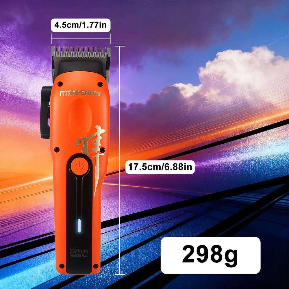 MADESHOW M15 Clippers Men DLC Blade 6800RPM 6.5W 2200mAh Low Noise for Salon Use Hair Clipper Professional Barber Machines C260312