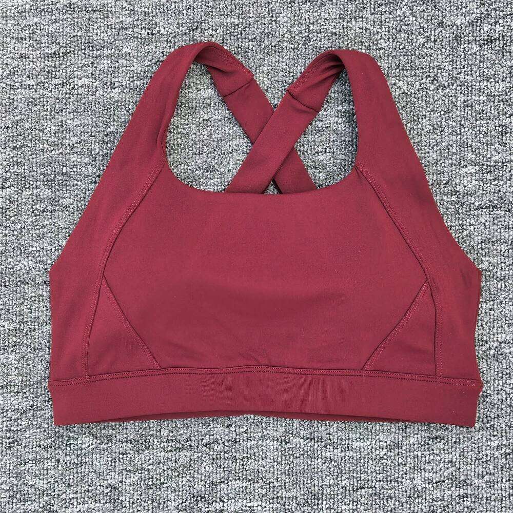 Sports Cross Gym Top Training Running Bra Stretch Women Workout Underwear Fitness Sexy Yoga Clothes 26Y0312