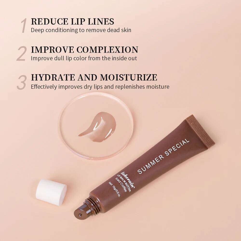 Moisturizing Gently Nourishes Moisturizes Soothes Lips Beautifying Smoothing Butter Balm Beauty Lip Care W260311