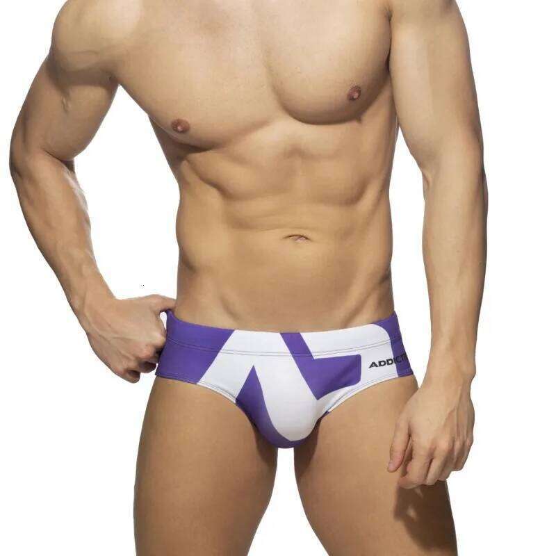 2025 new fashion men's briefs swimsuit printed shorts beach vacation ADS045 Z260312