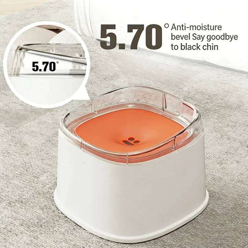 Floating Anti Spill Dog Cat Feeder No Wet Mouth Suspended Drinking Non Slip Water Bowl Pet Supplie 26Y0312