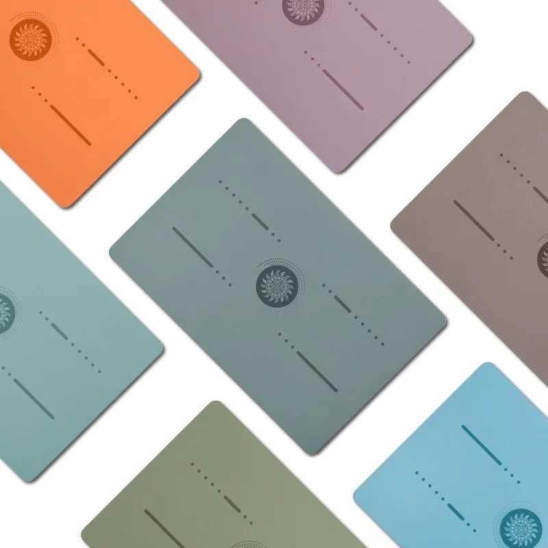 PU Natural Rubber Yoga Mat Flat Support PortabLE Mini Auxiliary Pad Anti-Slip Knee Cushion Meditation Upside Sport Exercise M260312