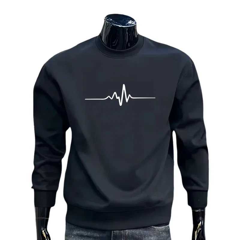 Autumn Winter Hot Sales Mens Sweatshirts Print O-NeCK Casual Man Popular Sports Pullover Jogging Daily Simplicity M260312