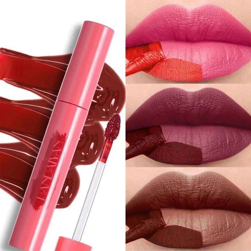 Red Peel-off Gloss Natural Lip Dye Tattoo Tinted Non-stick Cup Waterproof Matte Liquid Lipstick Makeup Cosmetics W260311