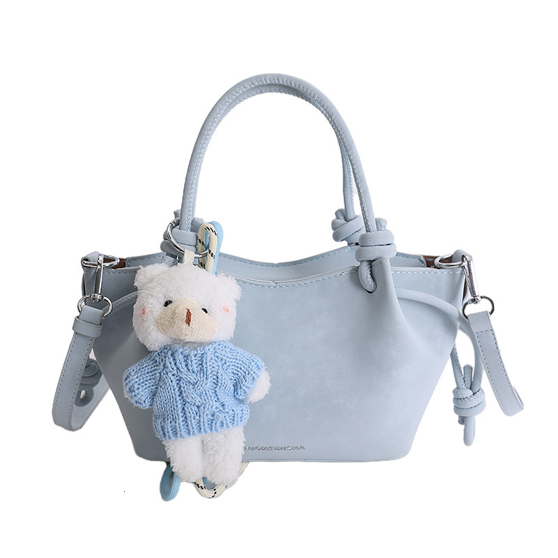 Elegant women's bucket shaped bag spring new retro casual commuting multifunctional shoulder bag crossbody bag handbag designer bag