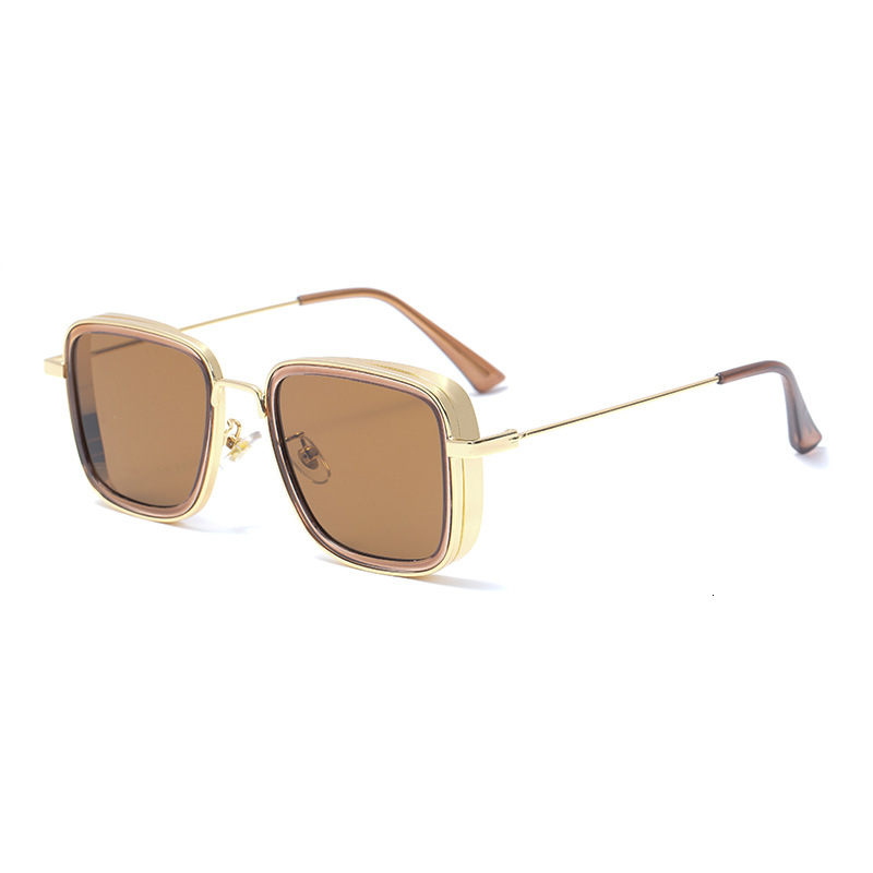 Indian for KABIRSINGH Personality Steampunk Men Driving Sun Protection Sunglasses