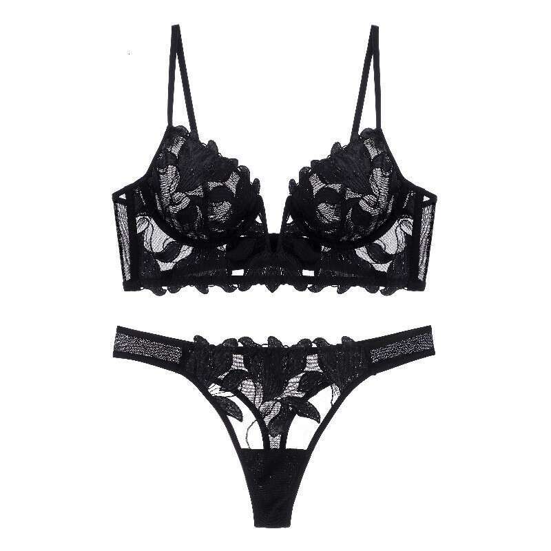 Women Luxury Floral Lace Bra and Panty Set Elegant White Lingerie for Wedding, Bridal Shower, or Romantic Nights