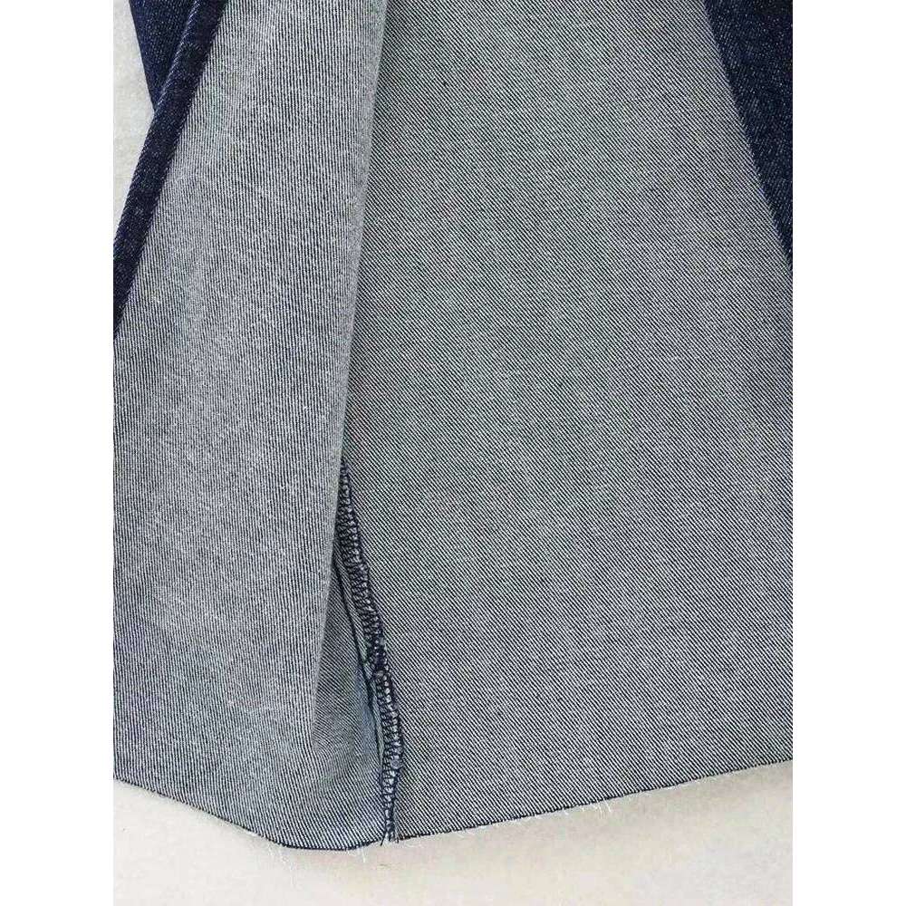 Nlzgmsj 2024 Women Elegant Strapless Back Zipper Slit Dresses Summer Female Off Shoulder Backless Denim Long Dress C260312