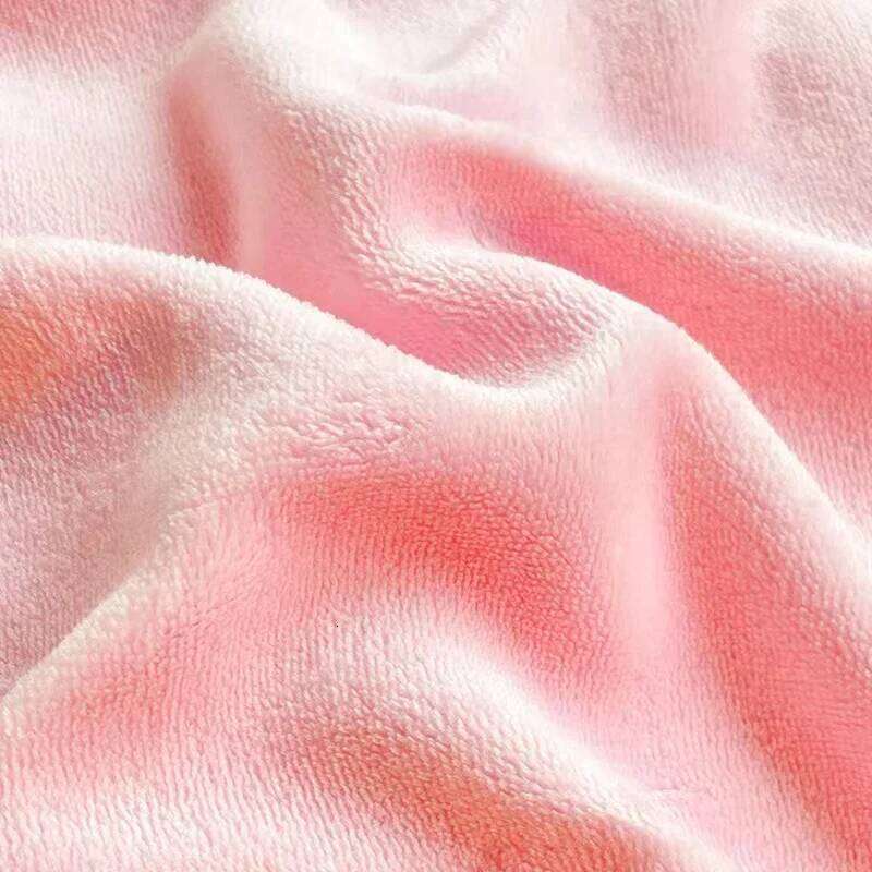 Super soft flannel double-sided bed sheet large coral fleece duvet cover thick warm velvet plush 4-piece set H260312
