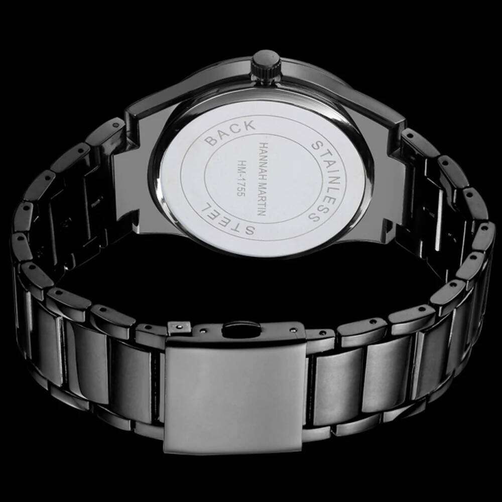 Top Brand Original Sports Quartz Black Mens Watch All Steel Waterproof Classic Business Fashion Calendar Wristatches
