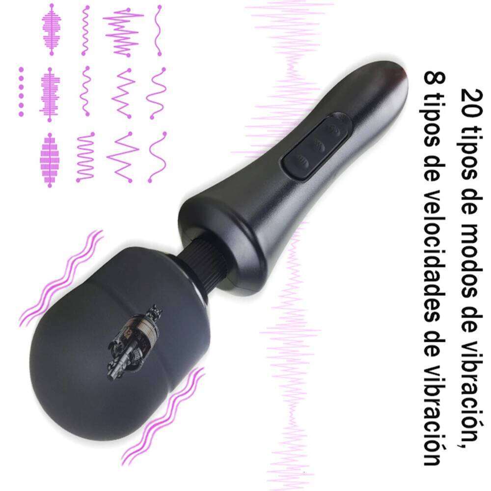 20 Modes Frequency 8 Speeds Body Vibrator Powerful magic wand AV massage sex products USB rechargeable Sex Toys for women ST090 Z260311
