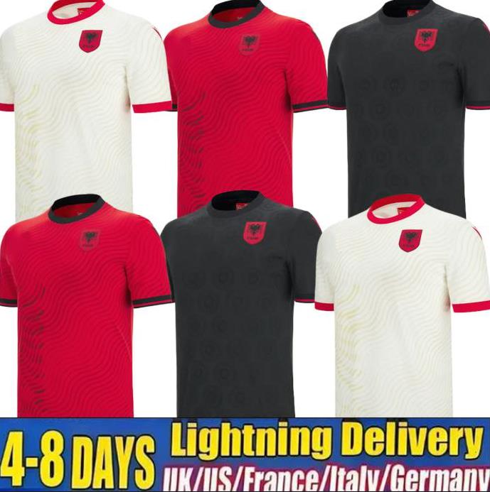 2026 World Cup Albania Soccer Jersey 2026 2027 Home Away Third 26 27 ASANI BROJA N.BAJRAMI ASLLANI DJIMSITI Football Shirt Uniforms Uniforms Red black beige