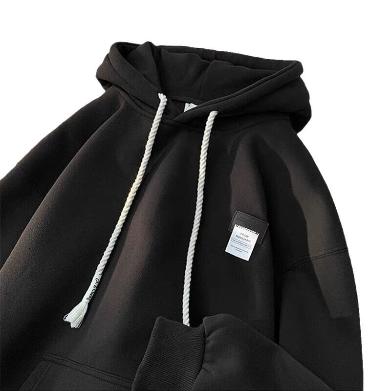 Fall/winter New Designer Hoodie Thickened Fleece Hoodie Style Trendy Brand Oversize Loose Fit Couple's Hoodie Jacket