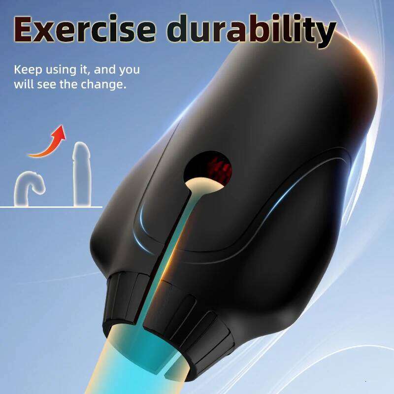 Male Masturbator Toys for Men Glans Trainer Vibrator with 10 Rotation Licking Vibration Pocket Pussy Stroker Adult Sex Toy Z260312