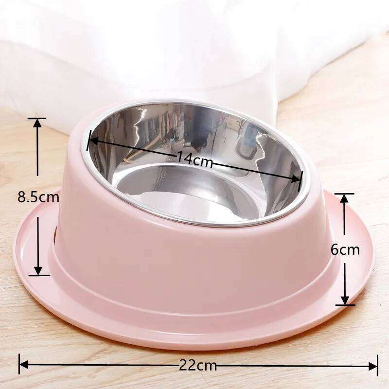 Feeder Slope Anti-Ant Food Cat Accessories Dog Bowl Quality Stainless Steel Container For Cats Pet Supplies 26Y0312