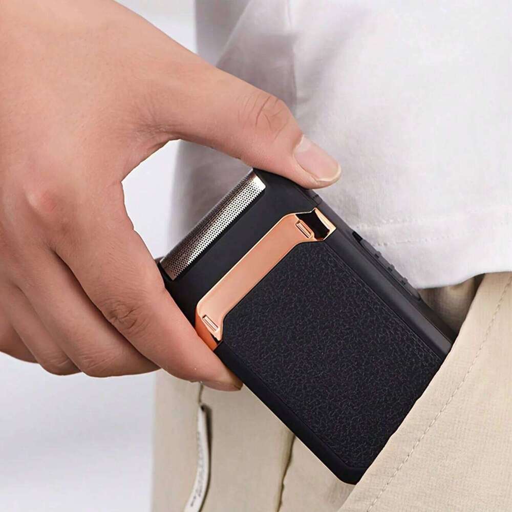 Multi functional men's rechargeable shaver, suitable for trimming hair on the head and face, high-quality gift choice. C260312
