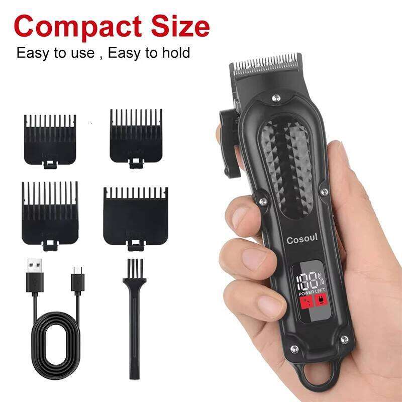 T9 Vintage Clipper Electric Beard Trimmer Hair Length Adjustable Haircut Machine Kit Boyfriend Gift C260312
