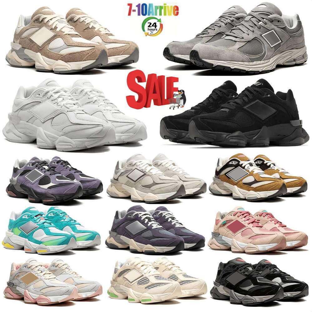 Designer men Sneakers Woman Running 9060 Shoes Women daily outfit running shoes suede leather mesh Triple Black White Grey Blue Pink Green outdoor size 36-47