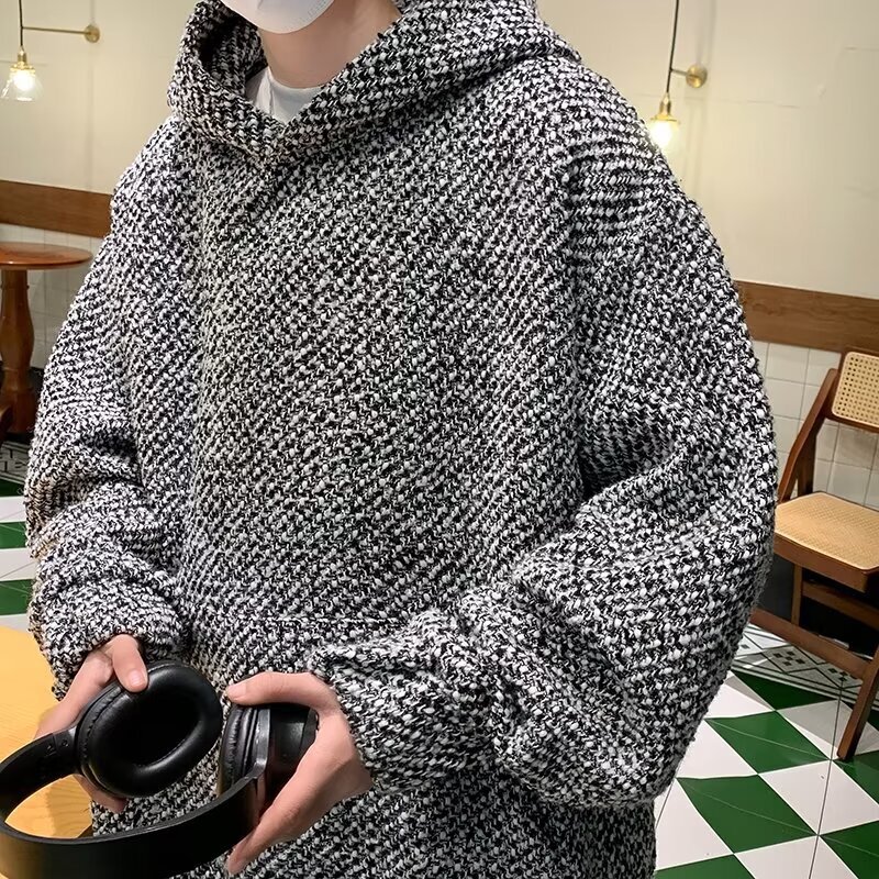 Hooded Designer Hoodie Loose Sweatshirt For Men Autumn And Winter Casual Loose Top For Couples Retro Trendy Pullover Long-sleeve Jacket