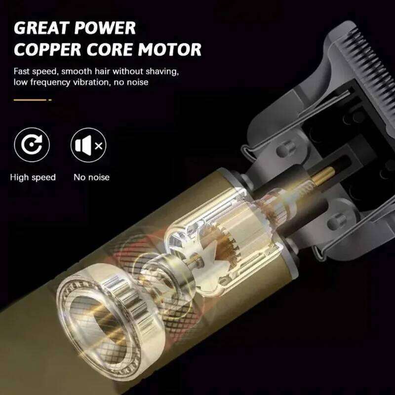 T9 Clipper USB Rechargeable Cordless Hair Cutting Machine Shaver Beard Trimmer Haircut Kit Electric Push Shear C260312