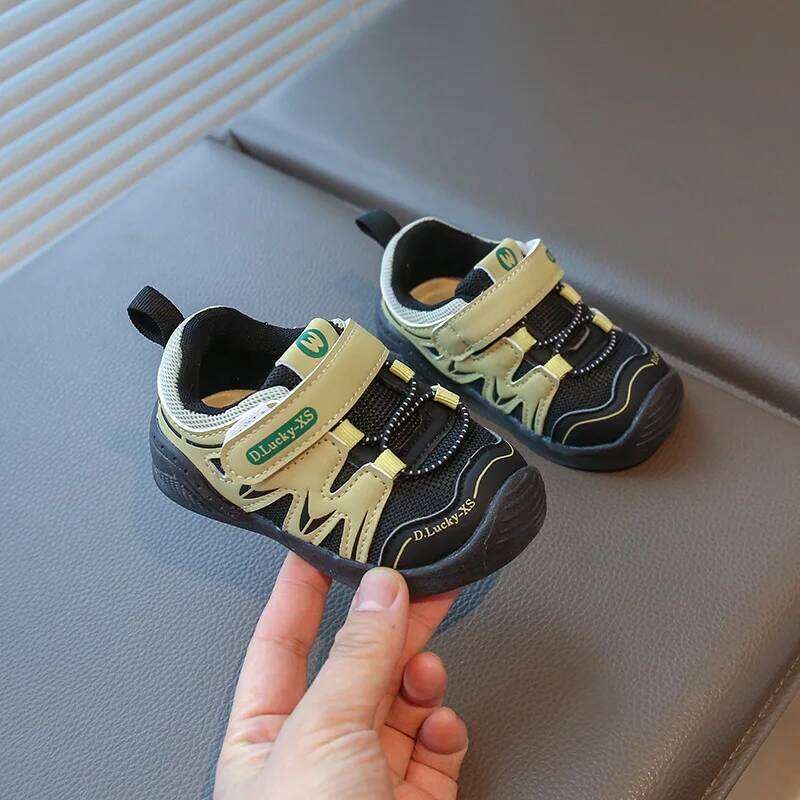 1-3 Years Children Casual Toddler Sneakers Fashion Design Unisex Little Boys Girls Soft Breathable Sport Shoes Green, Pink H260312