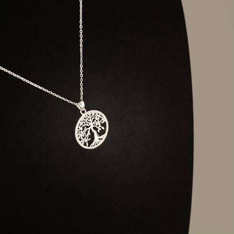 Pure Sier Fine Jewelry Unisex Kabbalah VVS Moissanite Necklace Je Inspiration