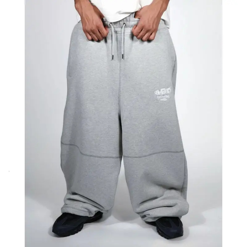 Harajuku Street Hip Hop Trendy Embroidered American Retro Loose Casual Pants 260311