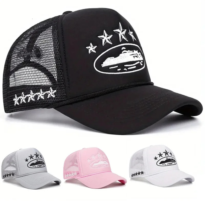 Unisex Print Baseball Hats Unisex Hip Hop Breathable Personal Sunshade Mesh Versatile Street Fashion Trucker Caps 260312