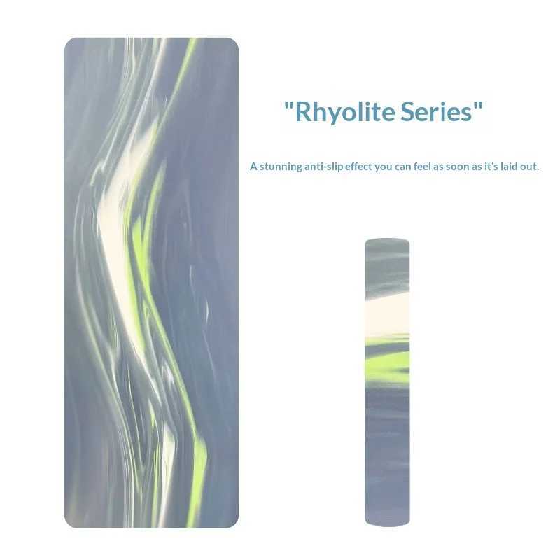 Yoga Mat Non Slip Matte PU Natural Rubber Eco Friendly Extra Thick PrEMium Grip FitnESS Home Gym Dance Pilates PurpLE M260312