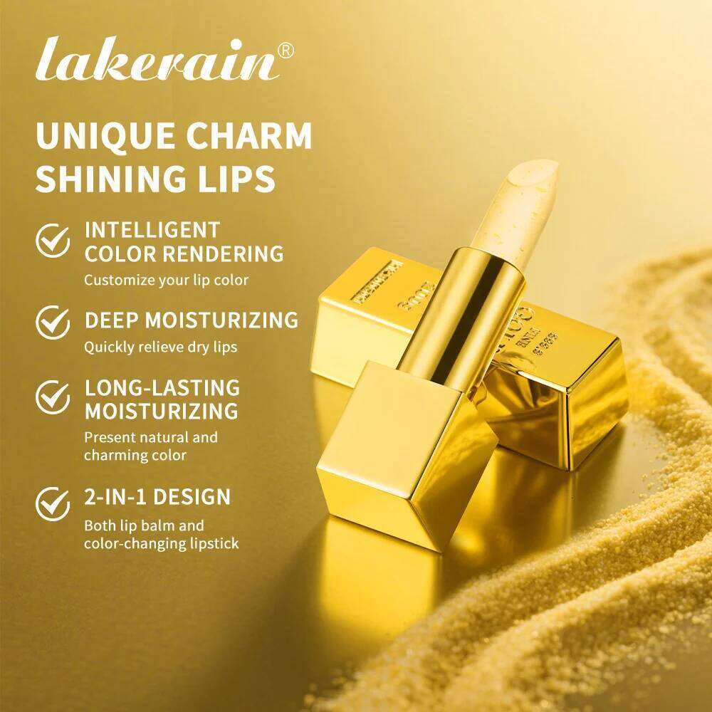 Lakerain Color Changing Lipstick Long Lasting Moisturizing Nourishing Lips Plumper Waterproof Makeup Lip Care Cosmetics W260311
