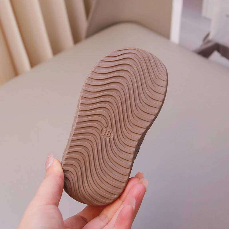 Children's Sneakers Baby Walking Size 16-26 Brown Boys Girls Casual Four Seasons 0-4 Years Old Kids Single Shoes H260312