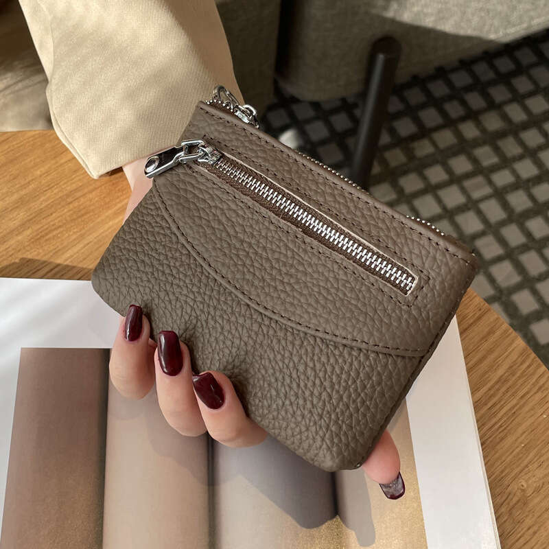 Luxury fashion wallet Women S Short Compact Thin Zipper Purse New Simple Design Coin And Key Storage