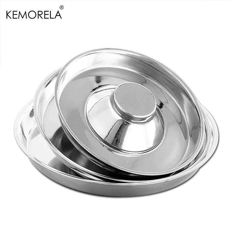 1PC Stainless Steel Dog Slow Puppy Litter Food Feeding Dish Weaning Pets Feeder Bowl and Water 26Y0312