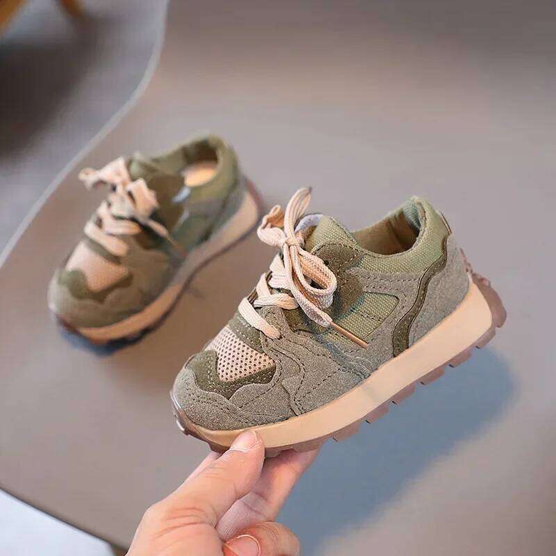 2024 New Children Casual Toddler Infant Kids Baby Boys Girls Breathable Sport Running Sneakers Soft Children's Shoes H260312