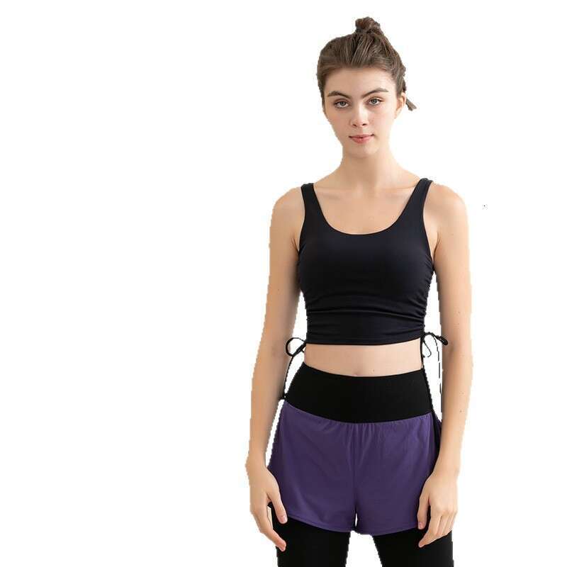 shockproof Designer bra wom, wide shoulder strap fitness tank top, yoga wear, beautiful back, European and American style sports top for