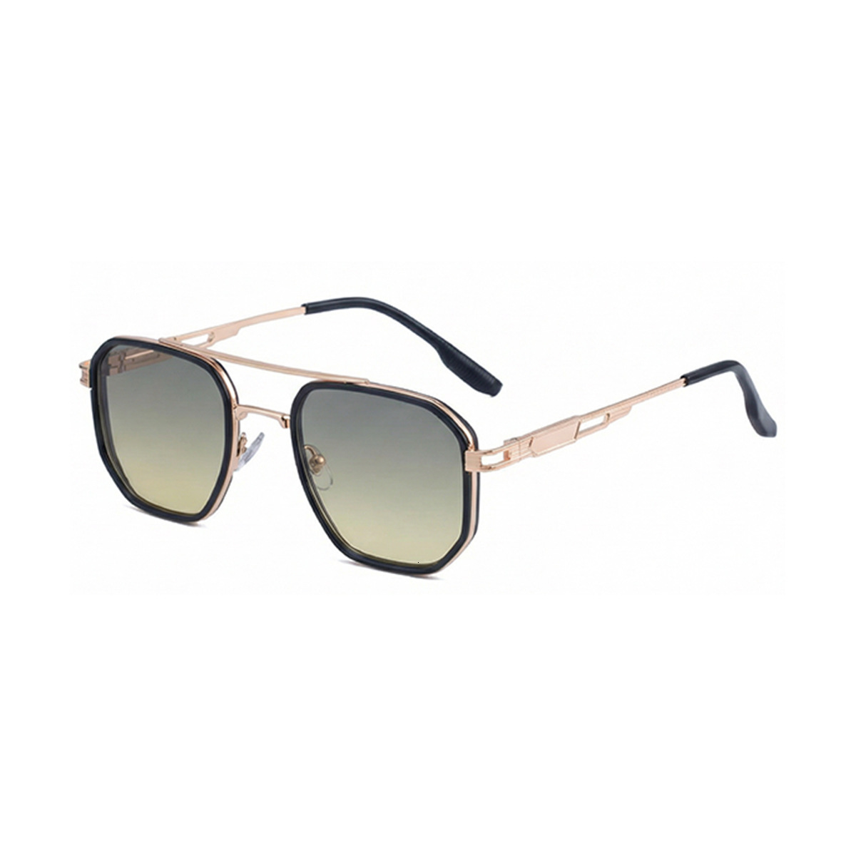2026 New Fashion Square Large Frame Polarized Double Beam Outdoor Sun Protection Sunglasses for Men,
