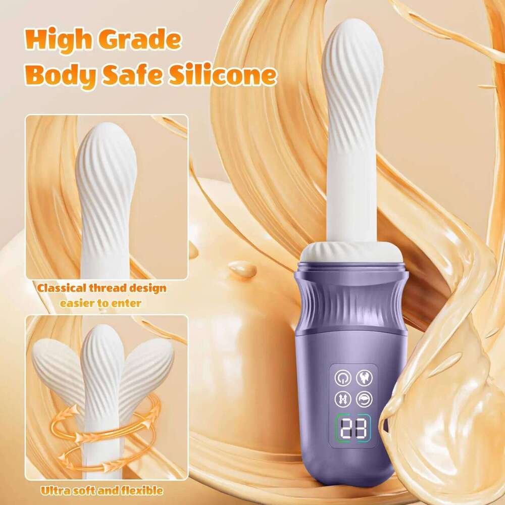 APP Control Machine Thrusting Dildo Vibrator with Heating Function G Spot Clit Stimulation Female Masturbation Adult Sex Toy Z260312