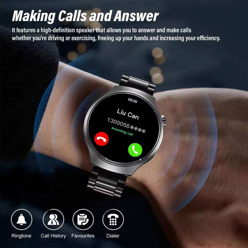 LAXASFIT Fashion Smartwatch Heart Rate Monitoring 1.53-inch HD Display Bluetooth Calling For Men and Women 2025 New Smart Watch