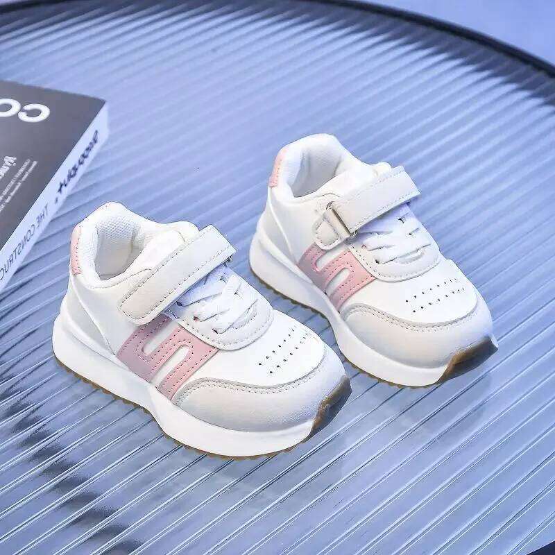 Children Sports New Kids Walking Fashion Mesh Running Casual Soft Bottom Non slip Shoes Hook and Loop Sneakers H260312