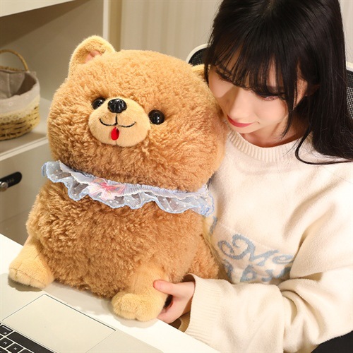 Cute Pomeranian Plush Doll Lovely Pet Stuffed Toy Pillow Popular Cute Plush Toy Perfect Gift