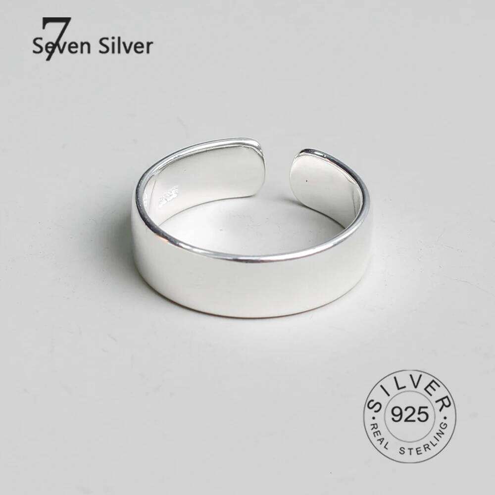 Real 925 sterling silver finger rings for women Trendy fine Jewelry Large Adjustable Antique Rings Anillos H260312