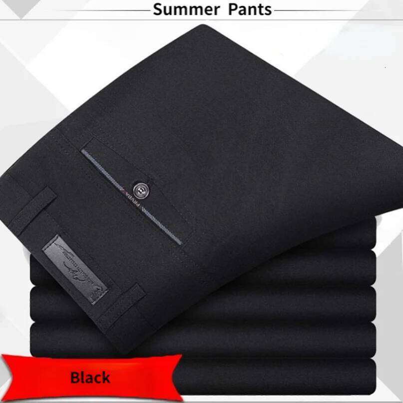 Quality Men's Suit Classic Summer Spring Pants High Waist Autumn Trousers Business Casual Pant Dropshipping Gozbkf