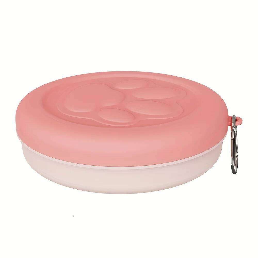 1pc Travel Pet Portable Food Snack Box Multifunctional Dog and Cat Outdoor Bowl Feeding Water 26Y0312