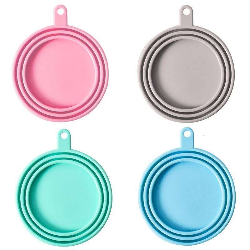3 in 1 Reusable Pet Dog for Cat Storage Canned Sealed Lid Universal BPA Soft Silicone Can Co 26Y0312