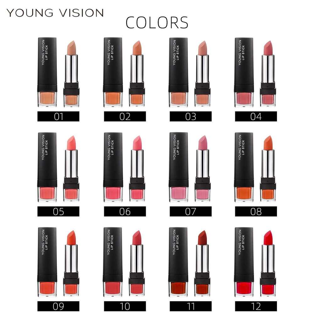 6 pcs /set matte gift box set non stick cup velvet moisturizing lipstick W260311