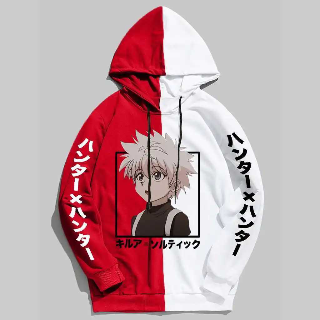 Hunter X Hunter Killua ZoldyCK Mens Hoodies Autumn Sweatshirts Fashion 3D Anime Print Hoodie M260312