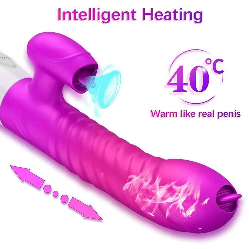 Fast Orgasm Vibrator Dildo For Women Licking Heating Vibrators Clitoris G-Spot Stimulator Vibro Female Clit Sucker Adult Sex Toy Z260312